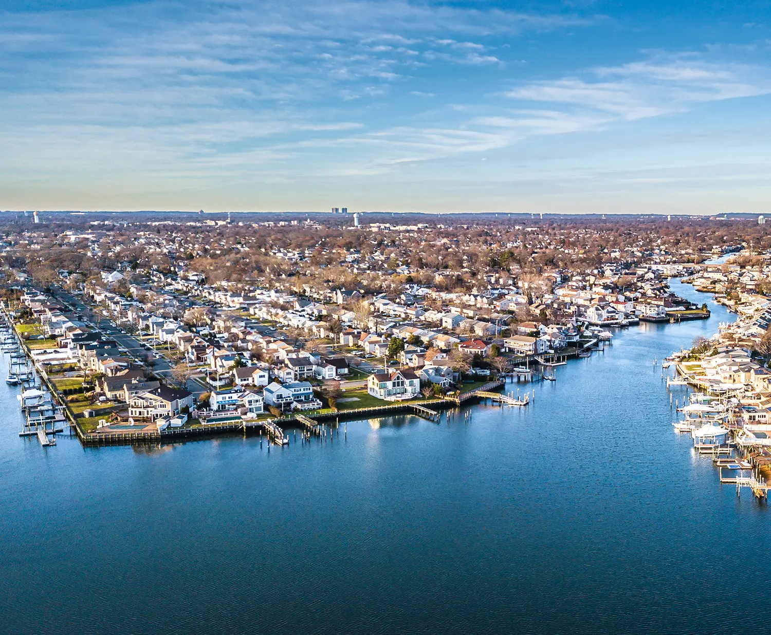 Long Island aerial view